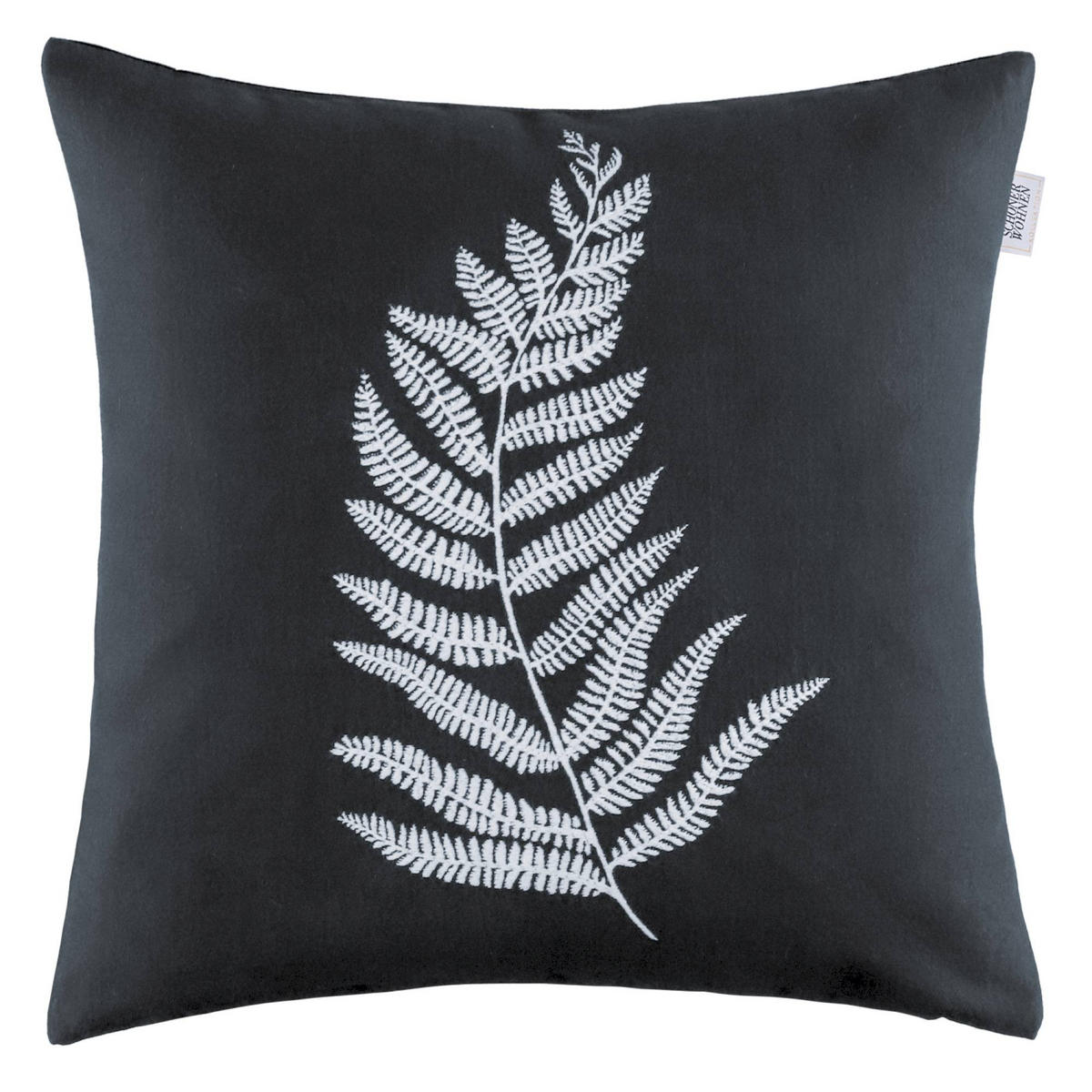 ZIERKISSENHÜLLE VIVA - Anthrazit, Textil (45/45cm) - Schöner Wohnen