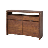 SIDEBOARD Akazie 131x45x96 braun lackiert PURE ACACIA #203 - Braun, Holz (131/96/45cm) - Massivmoebel24