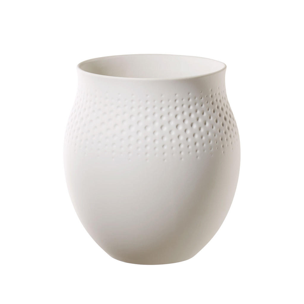Villeroy & Boch Vase Weiß 17.5 cm