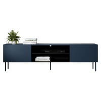 TV-LOWBOARD Rafael 200 EF - Blau, Holzwerkstoff/Metall (200/58/40cm) - MIRJAN24