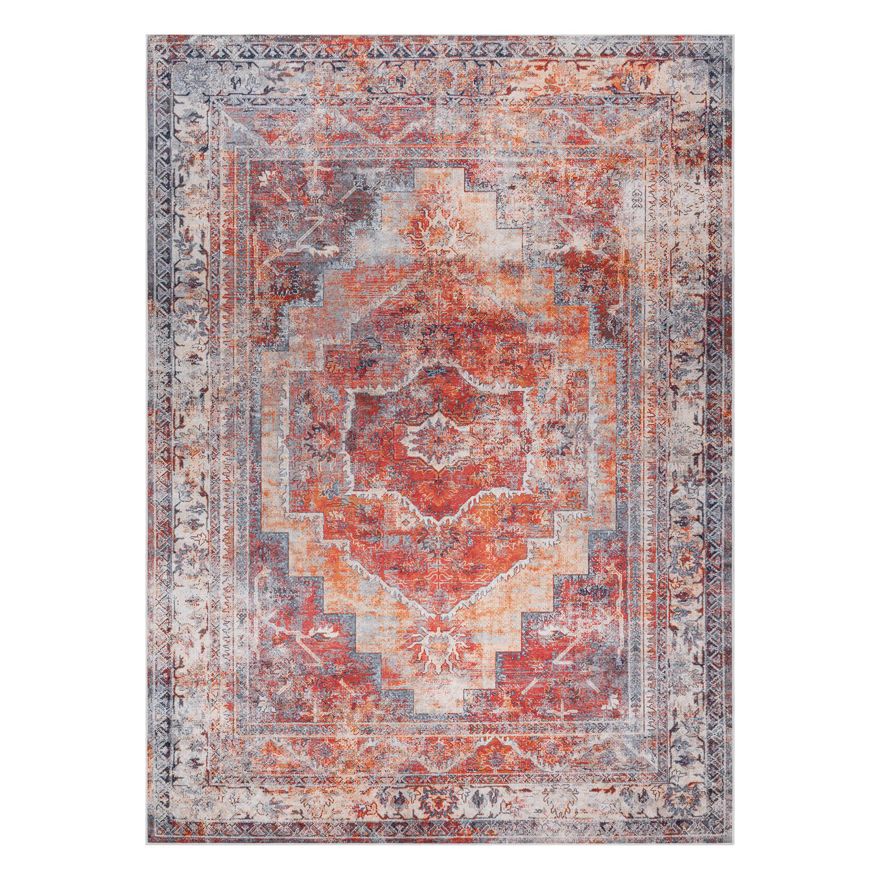 TEPPICH Andre 120/170 cm - Rot, Textil (120/170cm) - rugsX