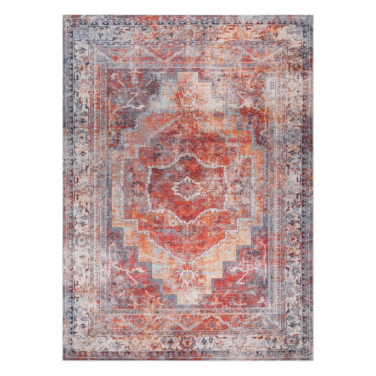 TEPPICH Andre 120/170 cm - Rot, Textil (120/170cm) - rugsX