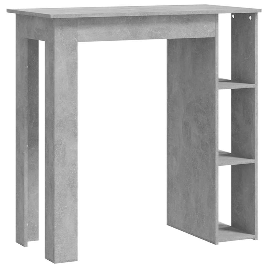 vidaXL Bartisch Hellgrau 50x103.5x102 cm