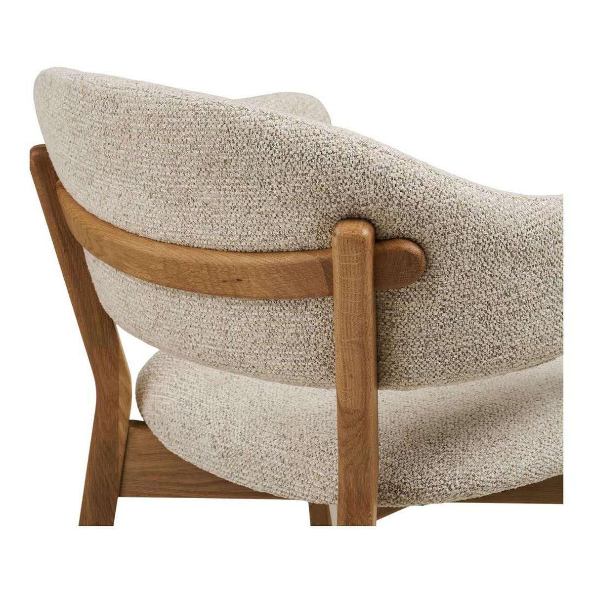 ESSZIMMERSTUHL, Bera, Eiche, Stoff, 59 x 60 x 80 cm - Eichefarben, Textil (59/80/60cm) - ebuy24