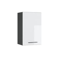 HÄNGESCHRANK Fame-Line Weiß Hochglanz 45 cm - Weiß Hochglanz/Anthrazit, Holzwerkstoff (45/72/34.1cm) - Vicco