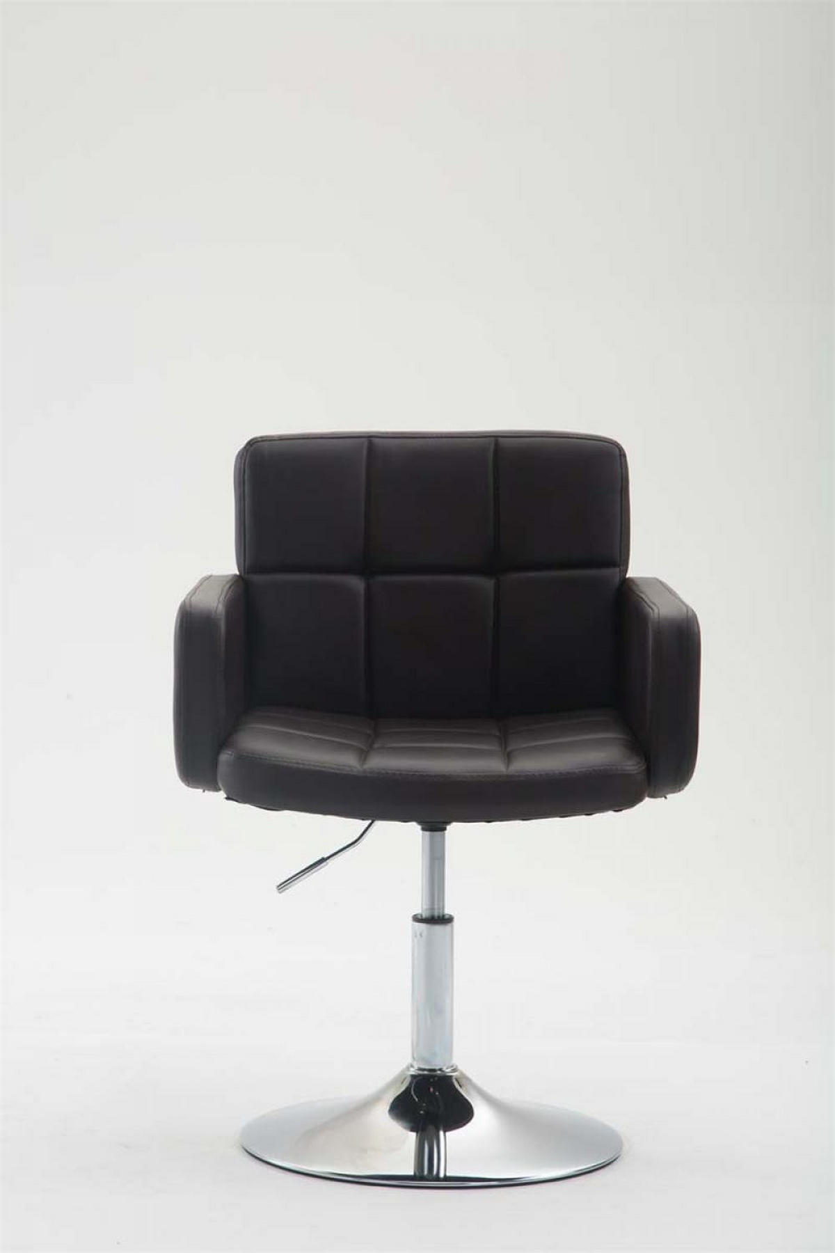 SESSEL Lederlook braun - Braun, Textil/Metall (58/80/48cm) - CLP