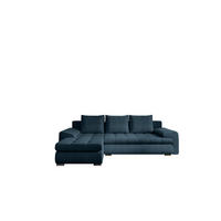 ECKSOFA TOMI Abriamo Marineblau Links - Dunkelblau, Holz (150/237cm) - Kaiser Möbel