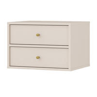 NACHTTISCH TORINO 51,8/35/40,8 cm Beige - Beige, Holzwerkstoff (51.8/35/40.8cm) - MASSENO