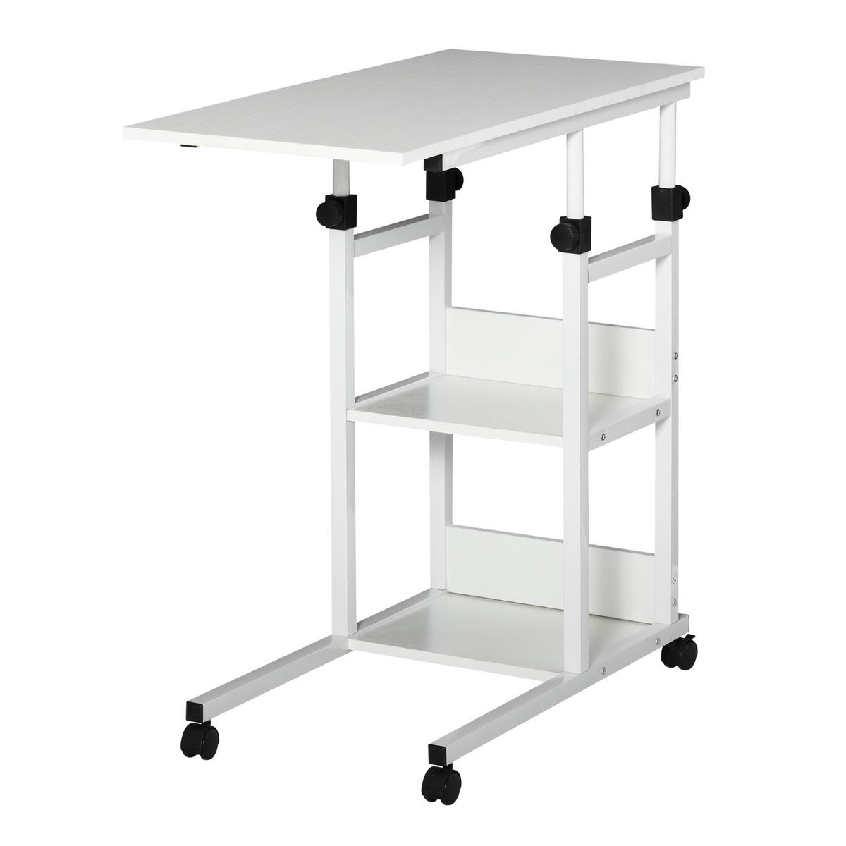 BÜROTISCH Weiß 1 Stück - Weiß, Holzwerkstoff (40/82/80cm) - GiPP