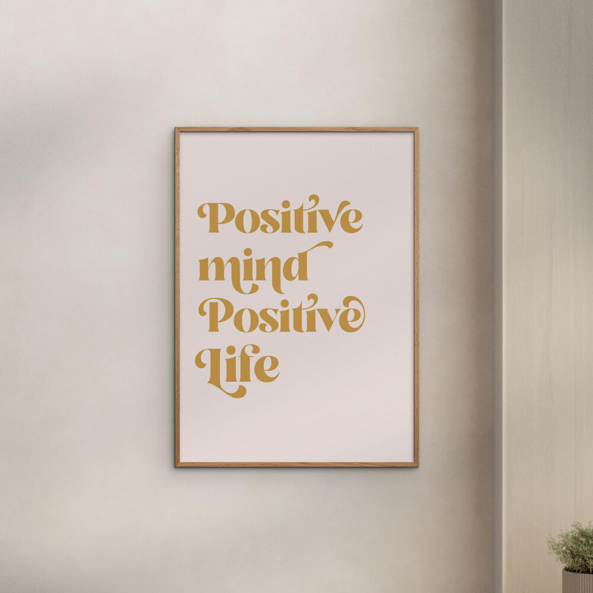 POSTER KsanaKalpa - Positive - Pink, Papier (50/70/0.1cm) - Poster&Frame