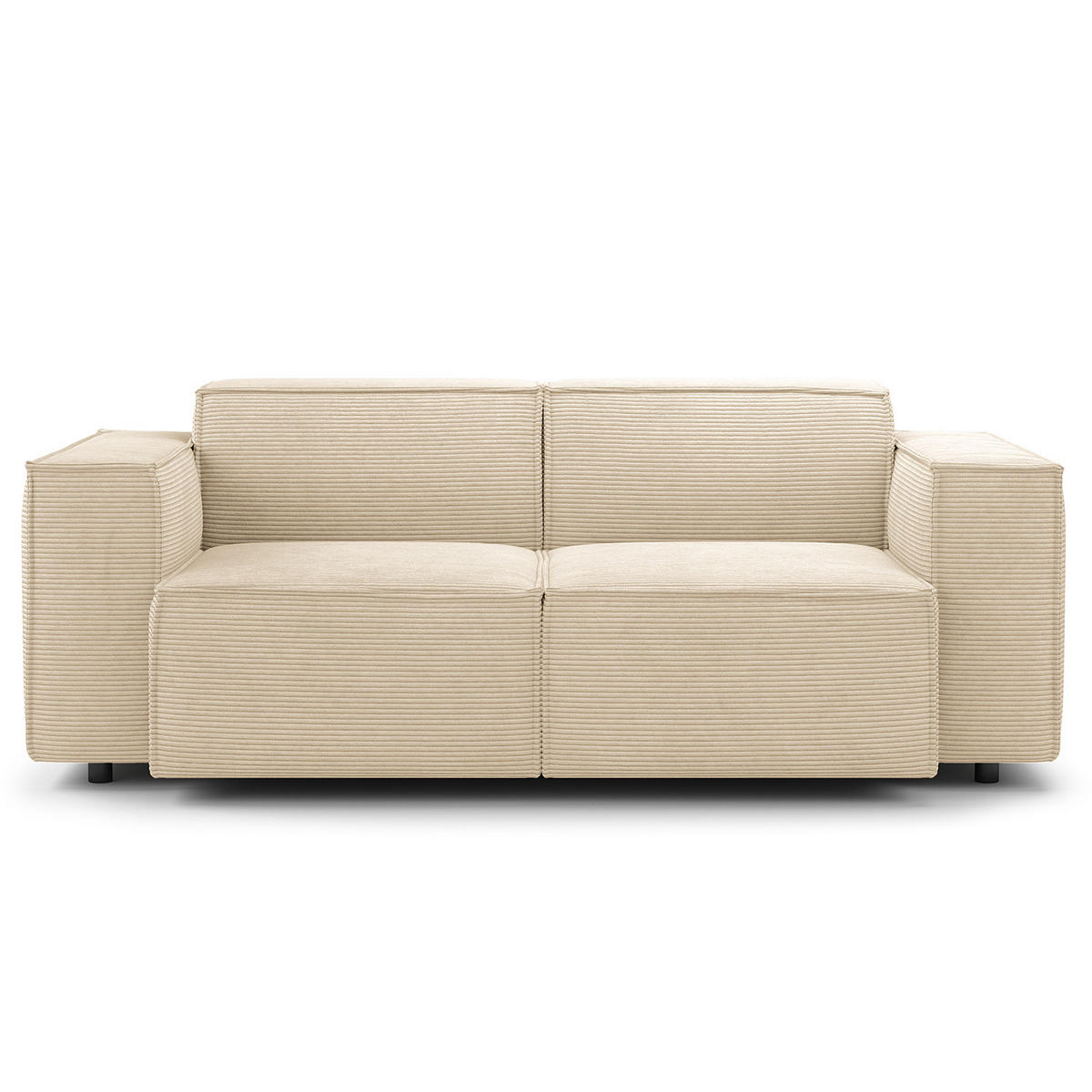 2-SITZER SOFA - Beige, Textil (189/70/96cm) - home24