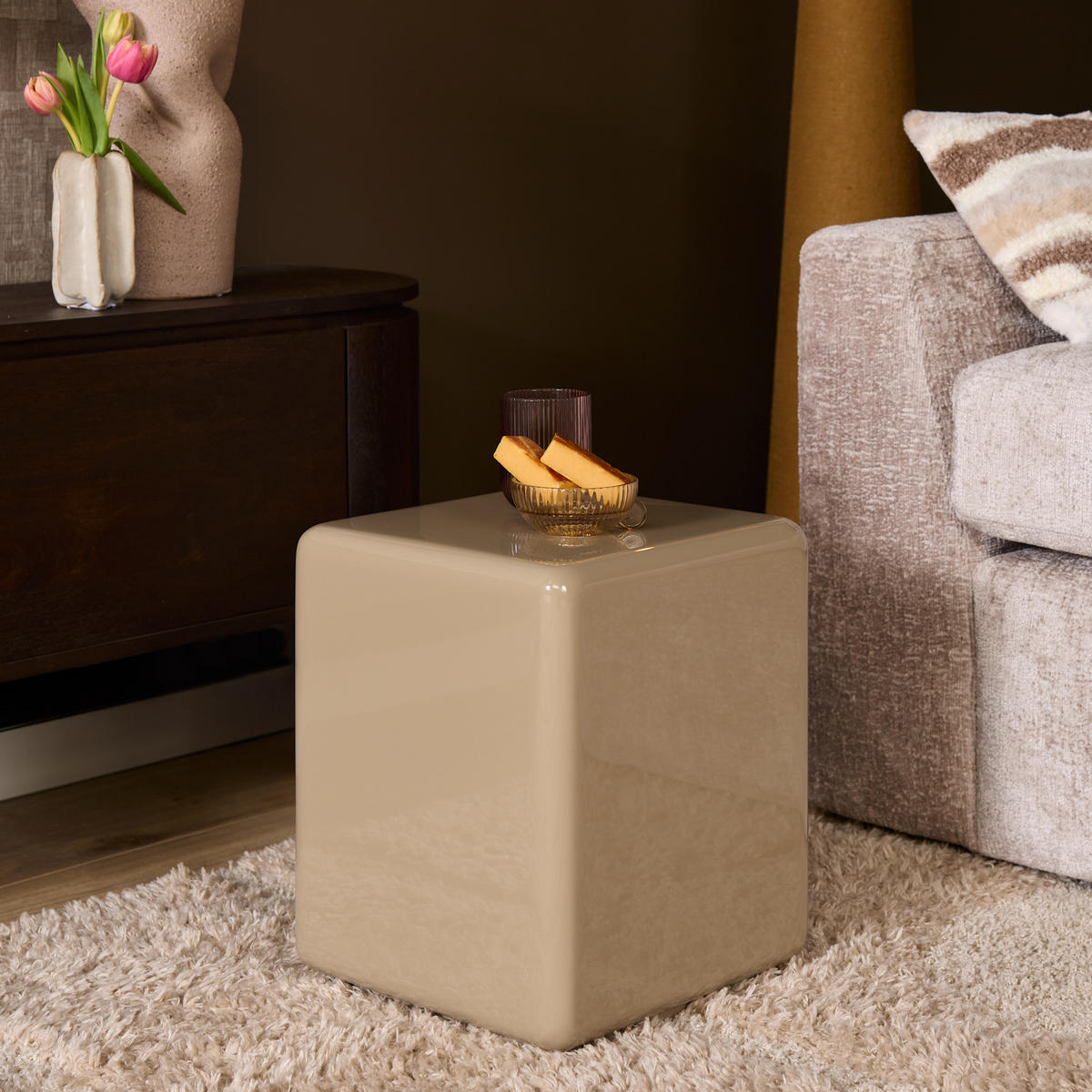 COUCHTISCH Braun 30/30/37 cm - Braun, Holz (30/30/37cm) - Starfurn