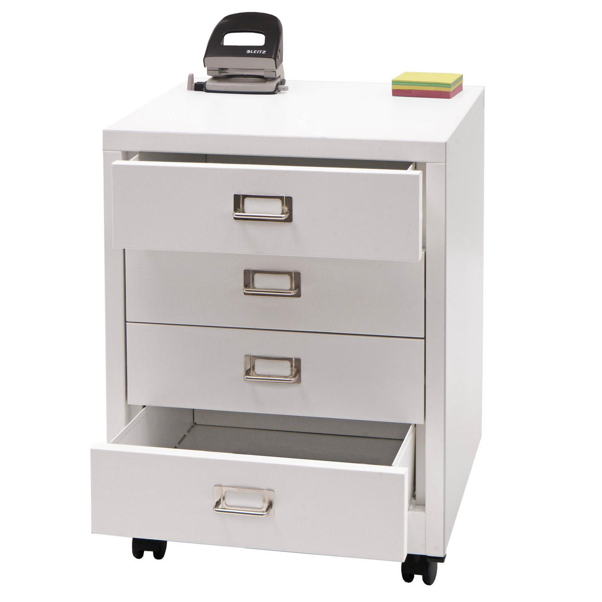 ROLLCONTAINER Weiß - Weiß, Metall (40/55/41cm) - MCW
