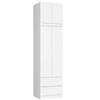 KLEIDERSCHRANK Weiß 60x51x234 cm - Weiß, Holzwerkstoff (60/234/51cm) - Akord