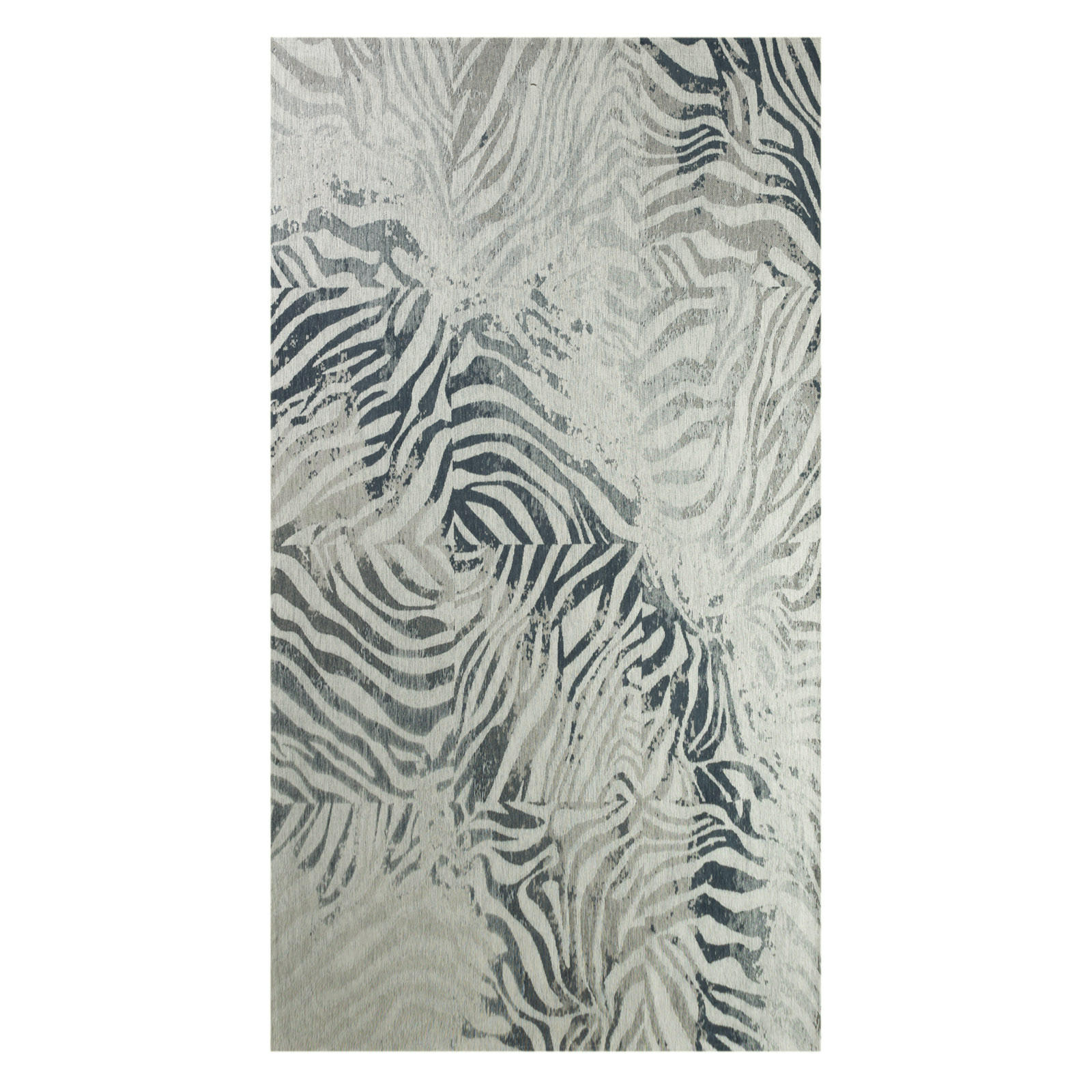 TEPPICH Zebra Kenian Sky 80/150 cm - Blau, Textil (80/150cm) - Lola&Moi