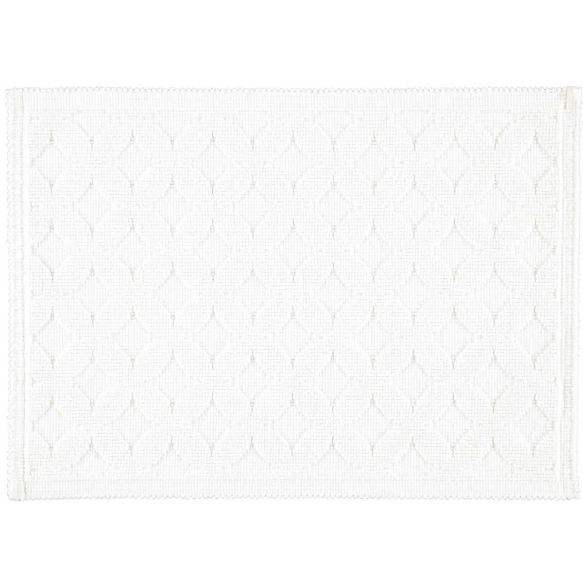 BADEMATTEN SEASIDE WEISS - 01 - Weiß, Textil (50/70cm) - Rhomtuft