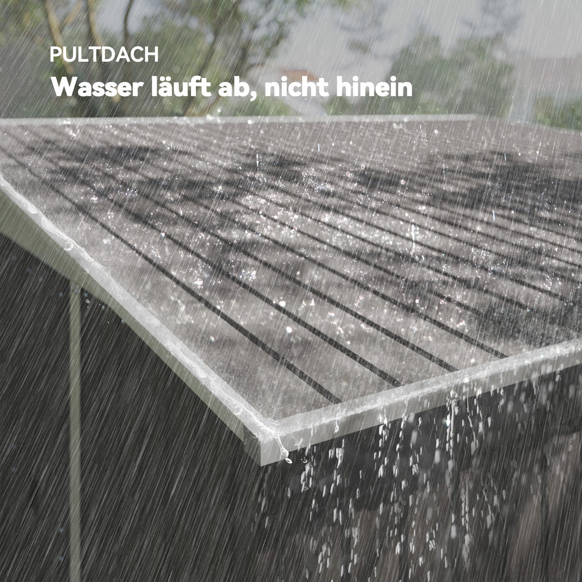 GARTENHAUS Grau 280.0/345.0/201.0cm - Grau, Metall (345/201/280cm)