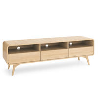 LOWBOARD TV CORNWALL RTV1 Abgerundeter Korpus Eiche Eiche - Eichefarben/Braun, Holz/Holzwerkstoff (180/53/39cm) - Komodee