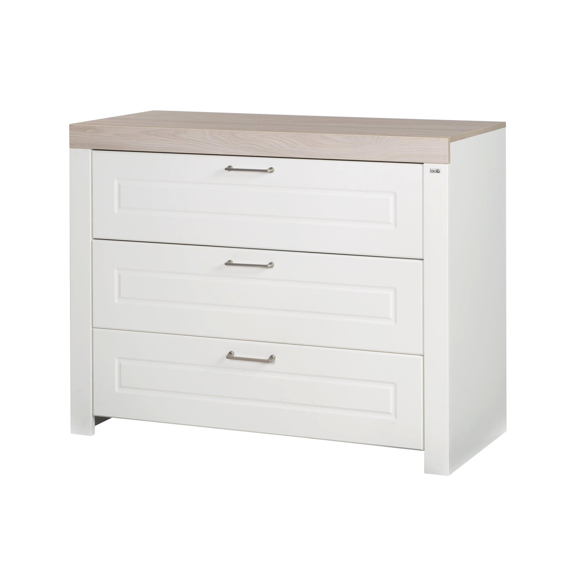 KINDER-KOMMODE Felicia - Weiß, Holzwerkstoff/Metall (117/90/45.5cm) - Roba