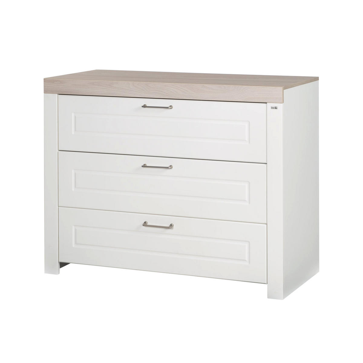 KINDER-KOMMODE Felicia - Weiß, Holzwerkstoff/Metall (117/90/45.5cm) - Roba