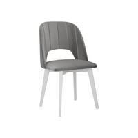 ESSZIMMERSTUHL Monti IV Pik Gerade - Hellgrau/Weiß, Holz/Textil (48/83/54cm) - MIRJAN24