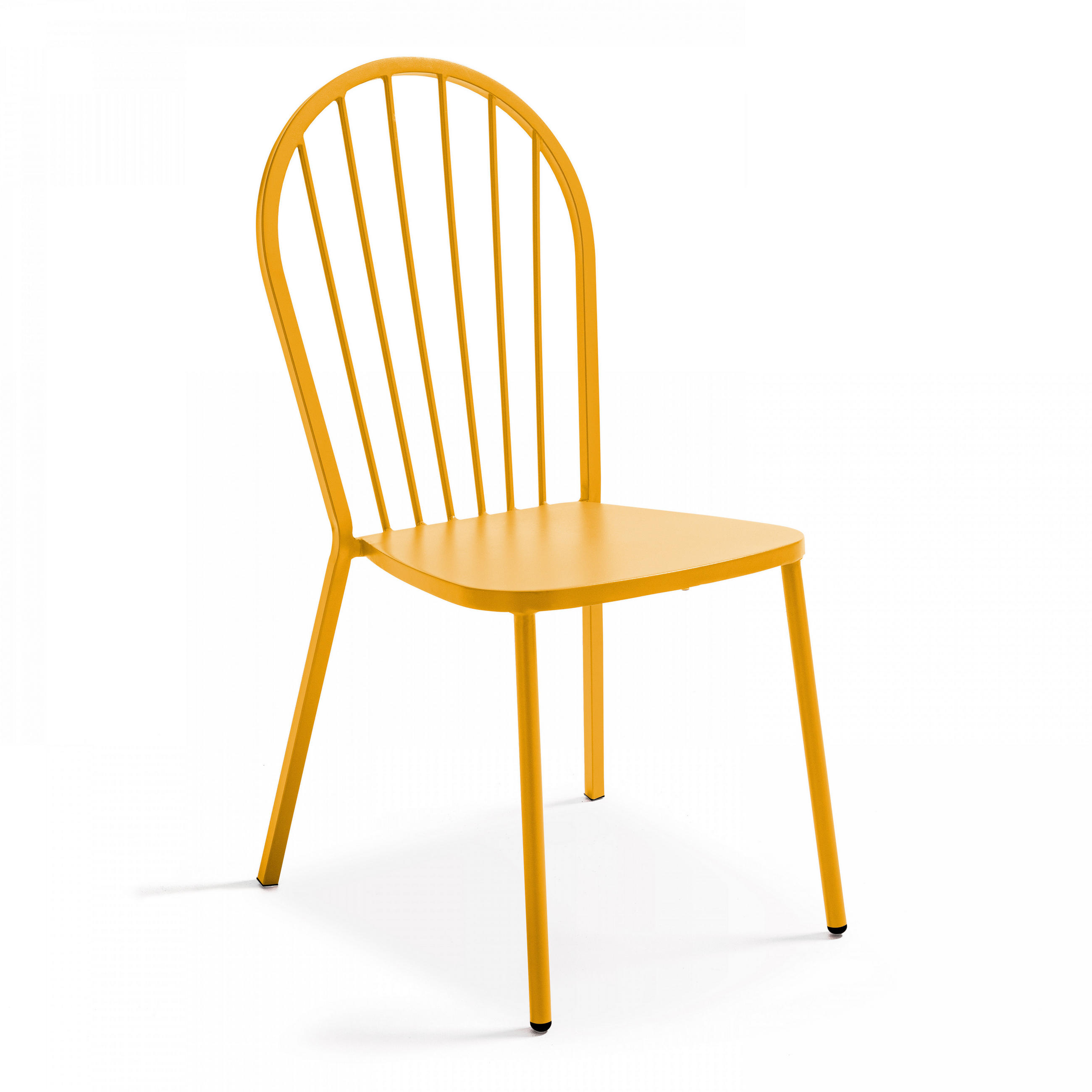 GARTENSTUHL, Gelb - Gelb, Metall (53/94/57cm) - Oviala