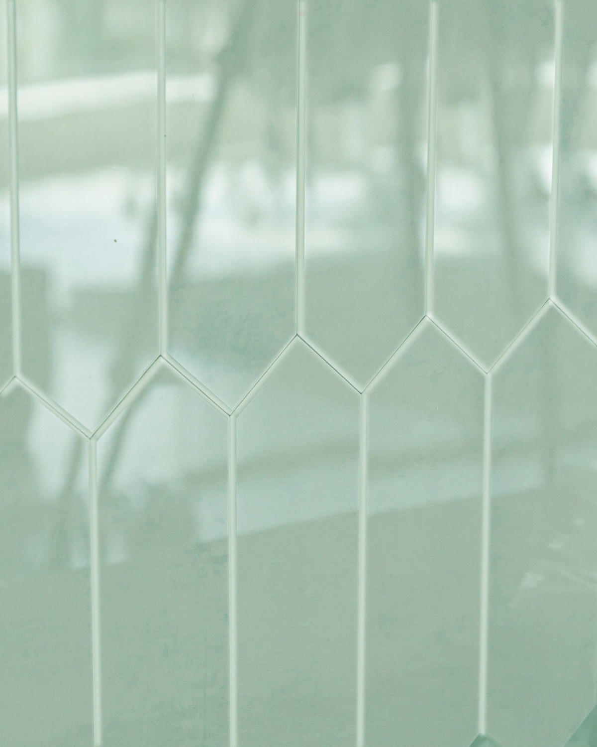 FLIESENAUFKLEBER 1 Stück 30,5 x 30,5 cm Selbstklebende Fliesen - Fico Fumo - Grau/Grün, Kunststoff (30.5/0.3/30.5cm) - Mazovia