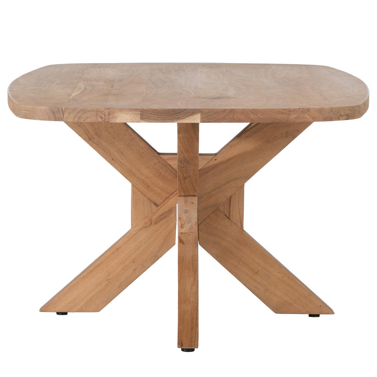COUCHTISCH - Akazie massiv - 110 cm - Akaziefarben, Akazienholz/Holz (70/110/45cm) - home24