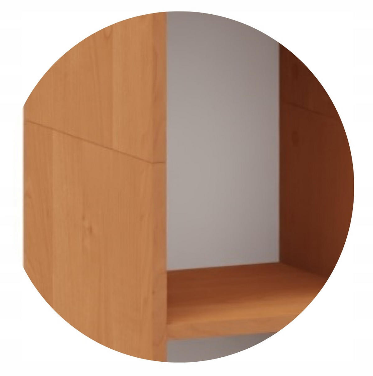 HOCHREGAL BODO DUAL R30O Erle 30/30/175 cm - Erlefarben, Holzwerkstoff (30/175/30cm) - Matkam Möbel