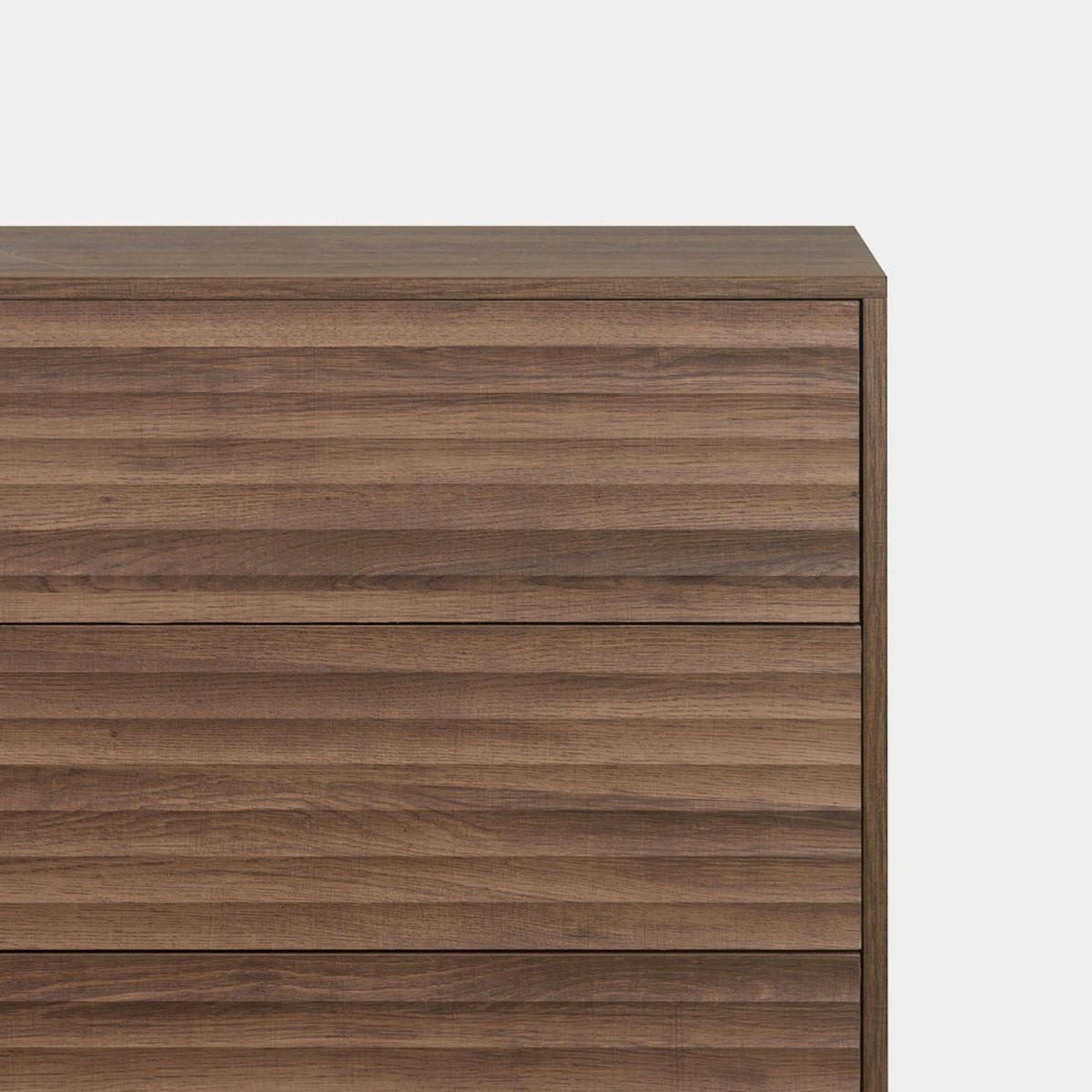 SCHUBLADENKOMMODE DOPPELTE Evoke Walnuss 120 cm x 85 cm - Walnussfarben, Holzwerkstoff (120/85/40cm) - Klast Home