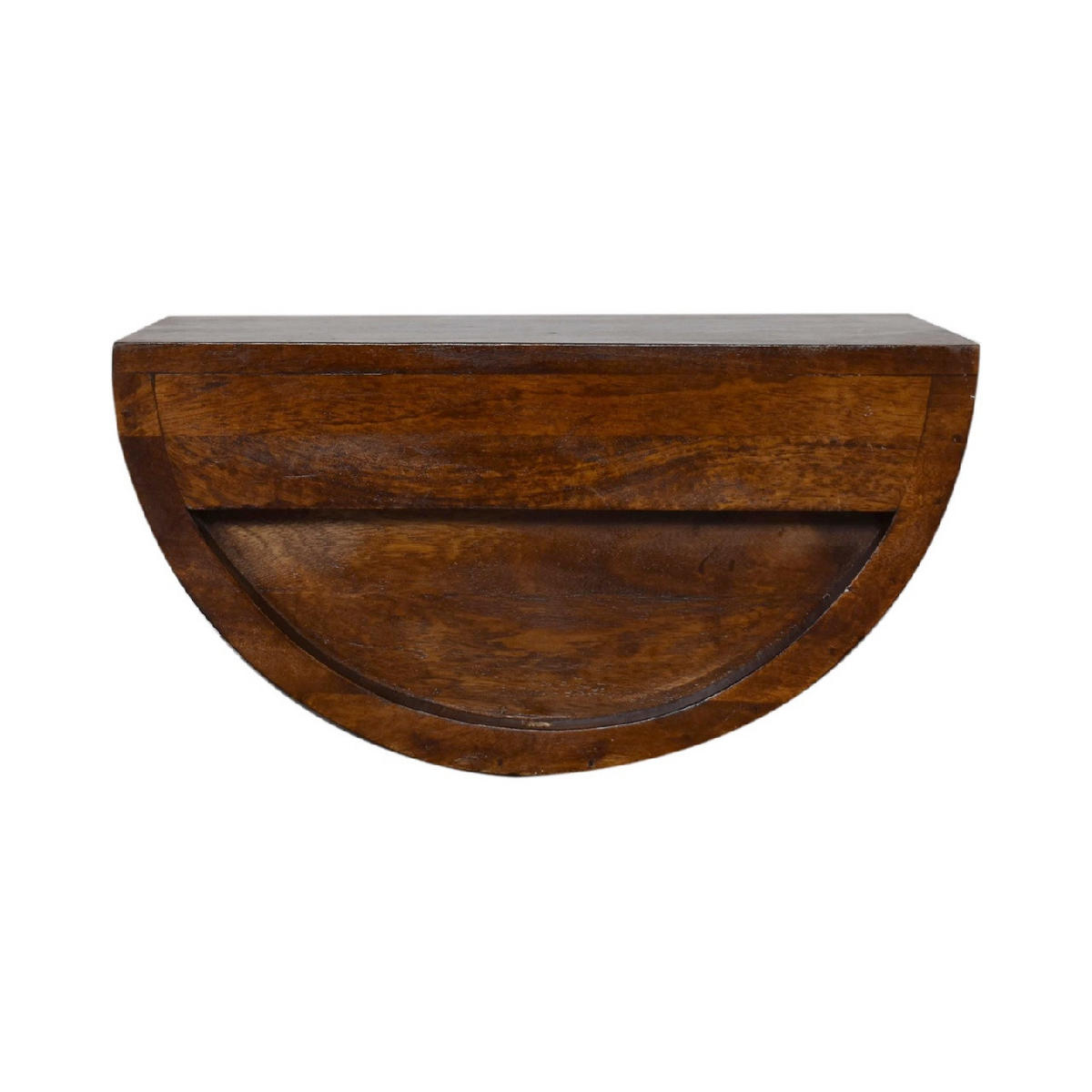 NACHTTISCH Levitate - Kastanienfarben/Messingfarben, Holz/Metall (45/23/32cm) - Artisan Furniture