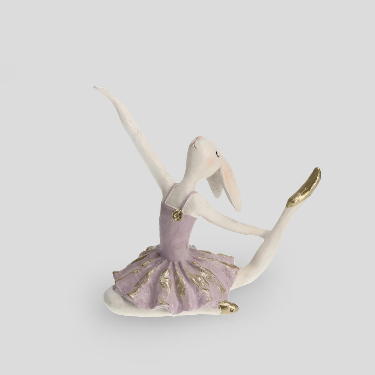 DEKOFIGUR Primabunnita - Violett, Kunststoff (12/23/23.5cm) - home&you