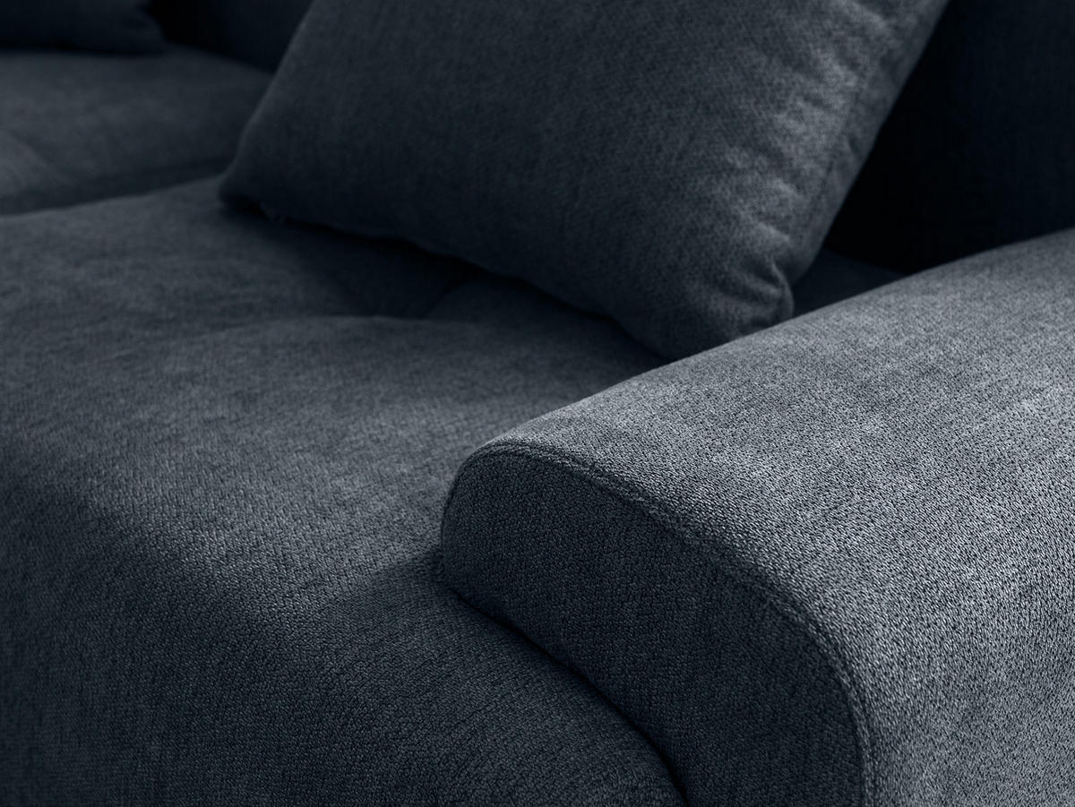 2-SITZER-SOFA Chenille Blaugrau - Blaugrau, Textil (180/73/95cm) - MILYsofa