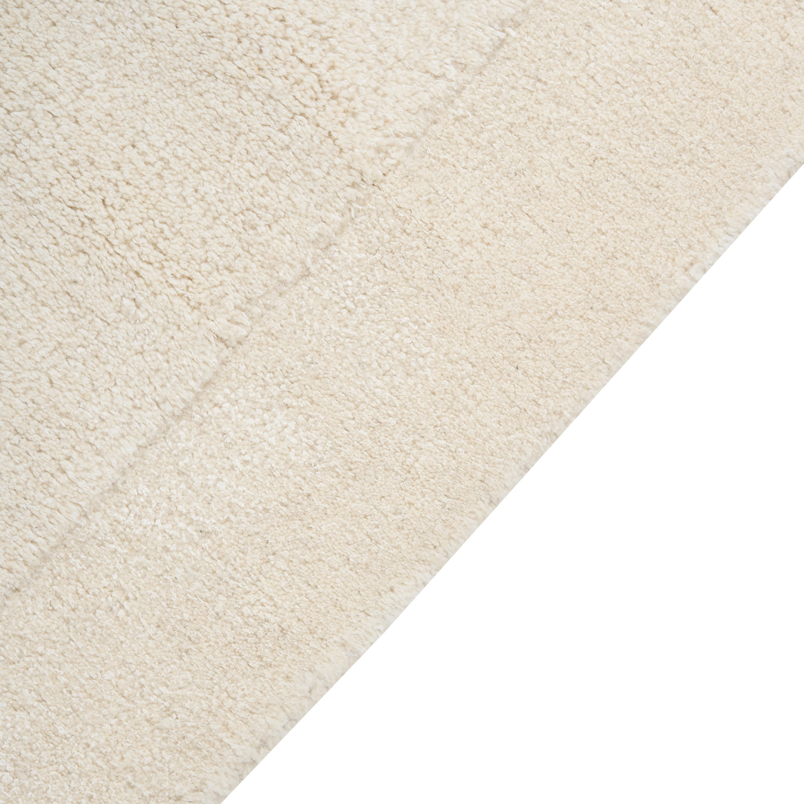 KURZFLOR-TEPPICH Beige 80/250 cm Berani - Beige, Textil (80/250cm) - Beliani