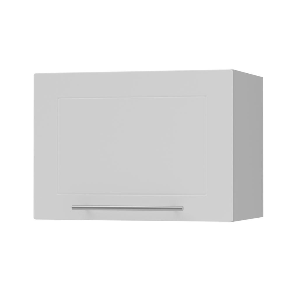 KÜCHENHÄNGESCHRANK Kvantum W4B/50 Weiß Matt / Grau Matt 50 / 32,5 / 36cm - Weiß/Grau, Holz/Holzwerkstoff (50/36/32.5cm) - Feldmann-Wohnen