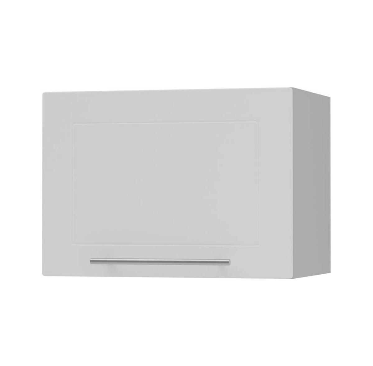 KÜCHENHÄNGESCHRANK Kvantum W4B/50 Weiß Matt / Grau Matt 50 / 32,5 / 36cm - Weiß/Grau, Holz/Holzwerkstoff (50/36/32.5cm) - Feldmann-Wohnen