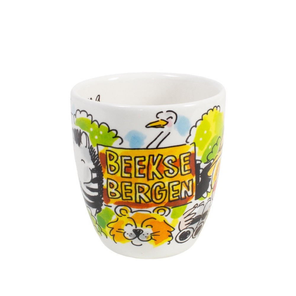 MINI-BECHER Wild im Herzen in Bunt - 200 ml - Multicolor, Keramik (0.2L) - Blond Amsterdam
