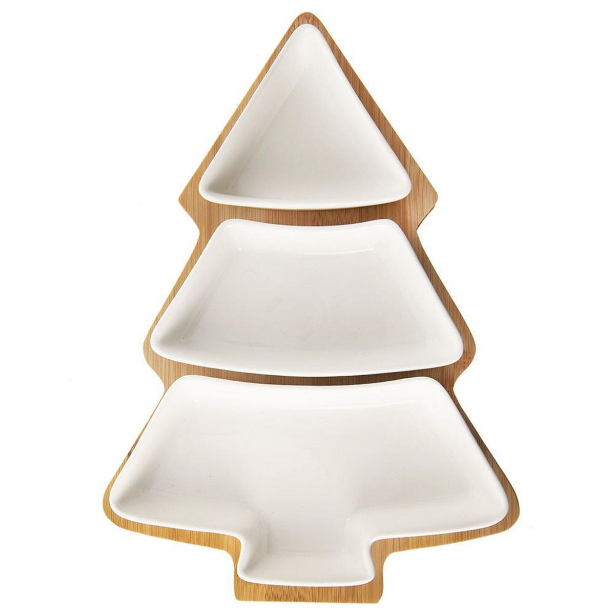 SNACKSCHALEN Porzellan Whiteline 28 cm 4 Stück. Weiß - Weiß, Keramik (20/28/4cm) - Orion 