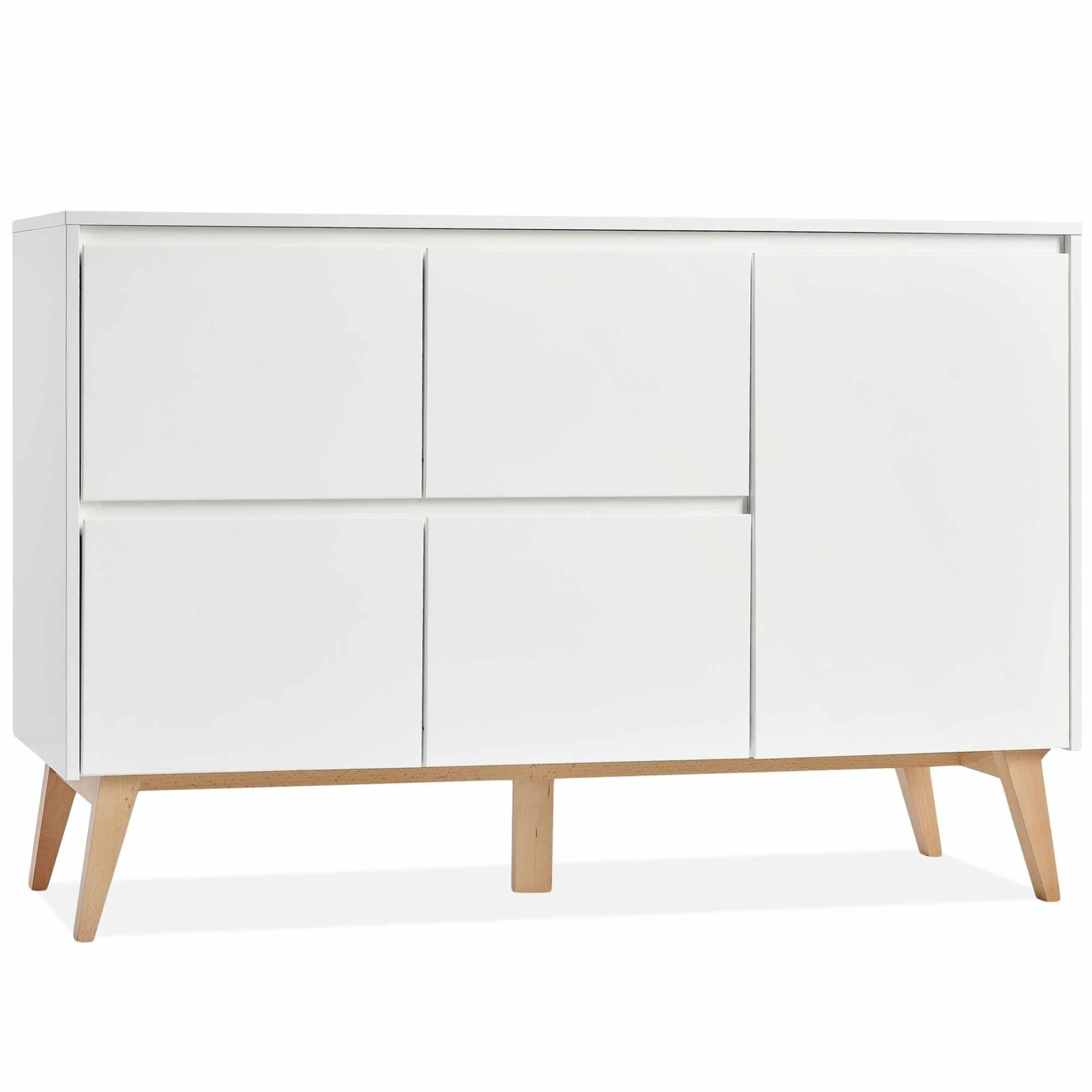KINDERKOMMODE Dambi - Weiß, Holz (149/93/53cm) - KONSIMO®