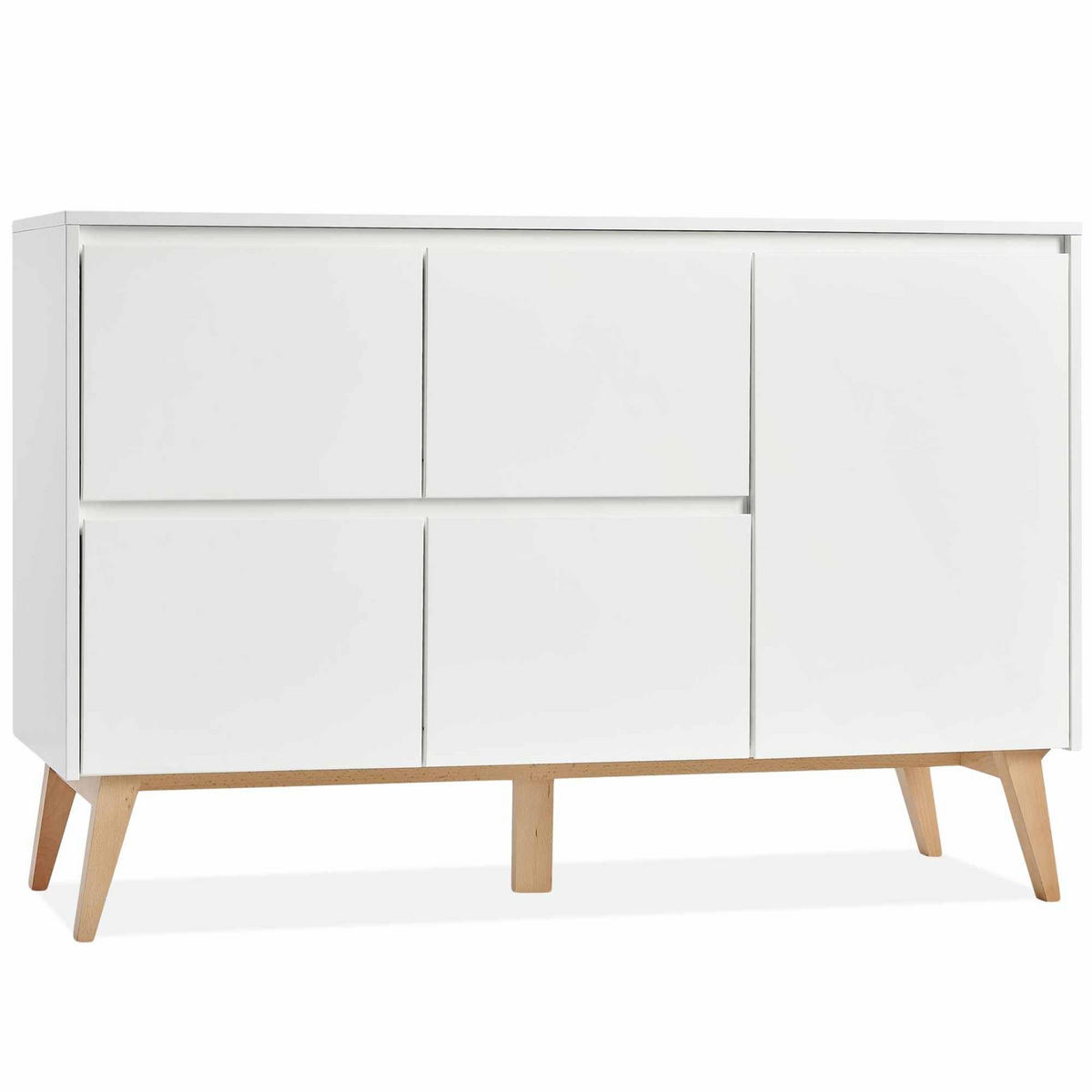 KINDERKOMMODE Dambi - Weiß, Holz (149/93/53cm) - KONSIMO®