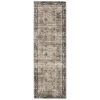 VINTAGE-LÄUFER George waschbar 80x240 cm - Taupe/Anthrazit, Kunststoff (80/240cm) - benuta