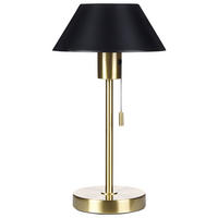 TISCHLEUCHTE Caparo 20/20/37 cm - Schwarz, Metall (20/13/37cm) - Beliani