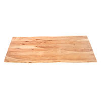 TISCHPLATTE CURT - Beige/Naturfarben, Akazienholz/Holz (60/120/3cm) - SAM