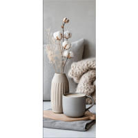 GLASBILD 30x80 cm Stillleben hell - Beige, Glas (30/80cm) - artissimo