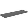 SCHWEBENDES WANDREGAL HOCHGLANZ-GRAU 90X23,5X3,8 CM MDF - Anthrazit, Holzwerkstoff (23.5/3.8/90cm) - vidaXL