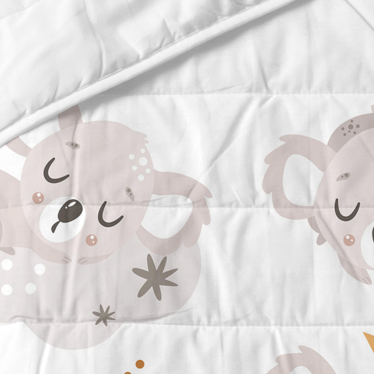 TAGESDECKE baby koala 100x130 cm (kinderbett) mehrfarbig - Multicolor, Textil (100/130cm) - Happy Friday