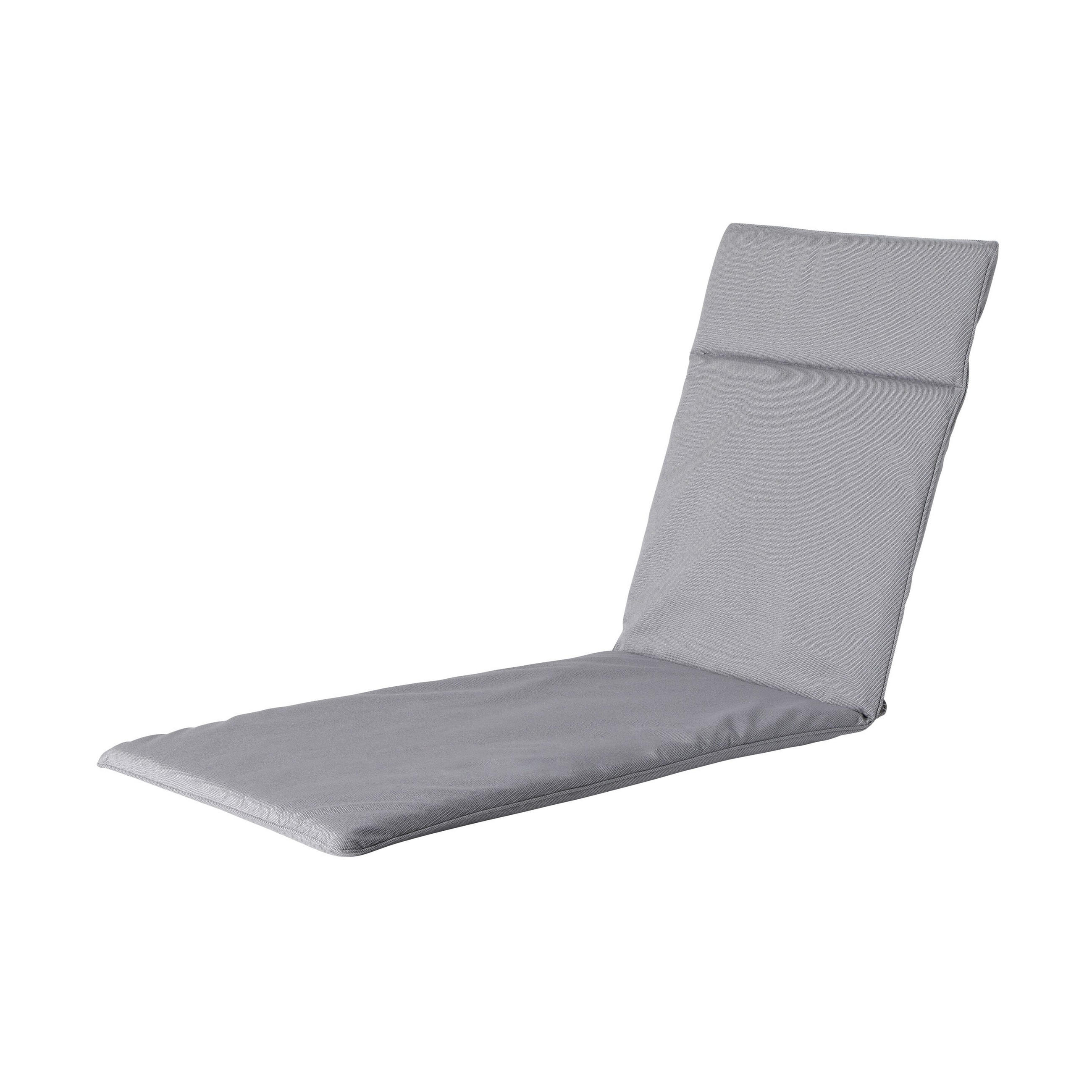 LIEGENAUFLAGE Manchester 190/60 cm - Hellgrau, Textil (60/7/190cm) - Madison