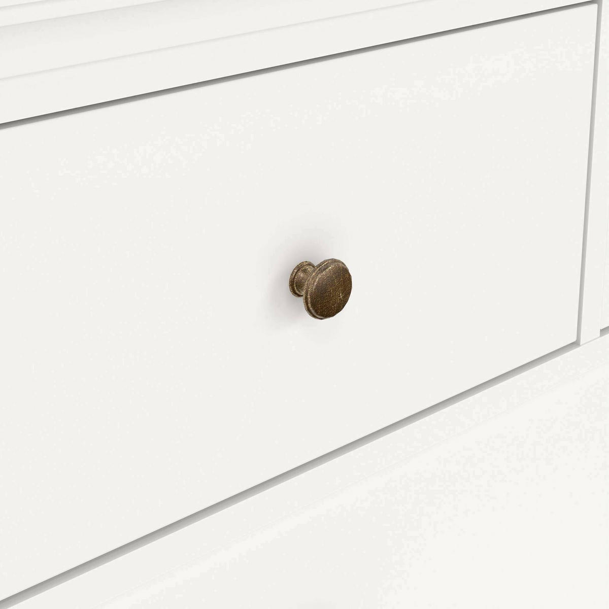 KOMMODE Weiß 48.5/96.2/86.9 cm - Weiß, Holzwerkstoff (96/87/49cm) - DMORA
