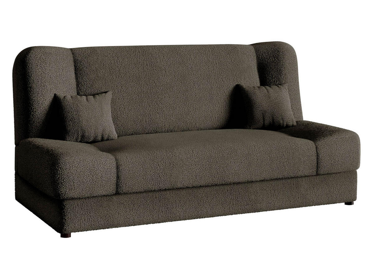 SCHLAFSOFA Jonas Premium - Braun, Holz/Textil (195/86/87cm) - MIRJAN24