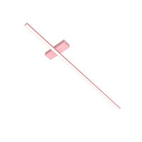 LED-DECKENLEUCHTE Splint L100 - Pink, Metall (2/100/2cm) - Lumicom